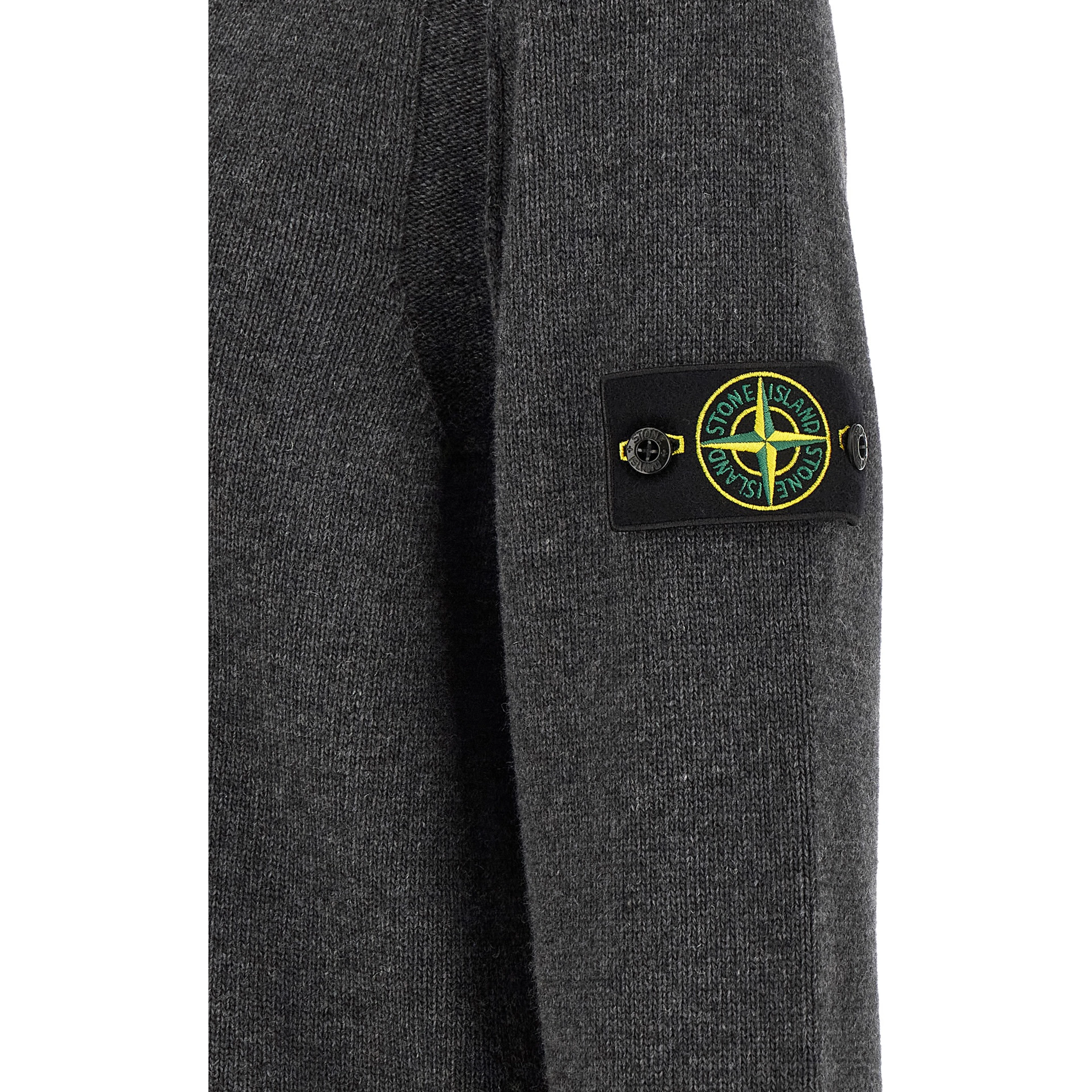 Gray Virgin Wool Cardigan