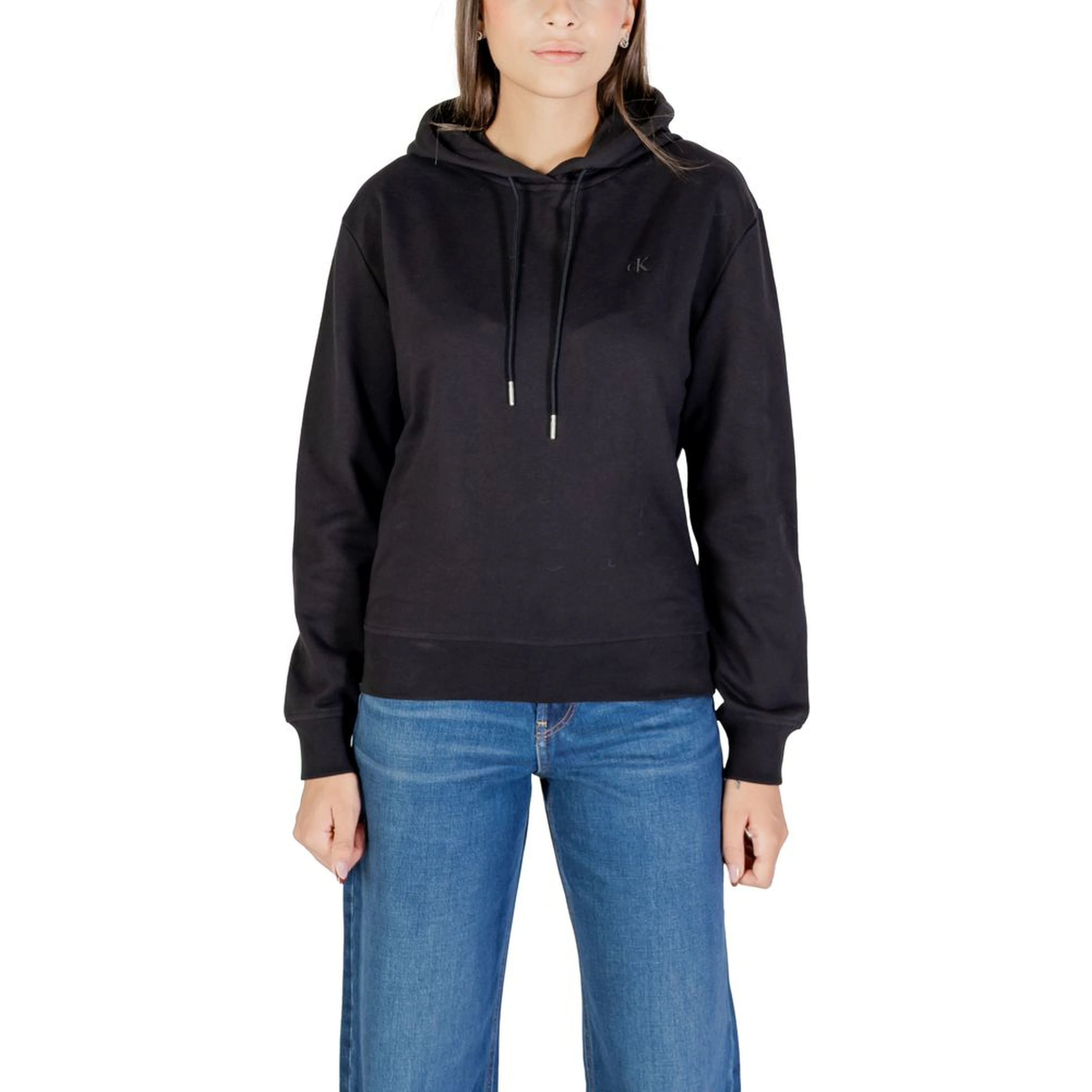 Black Cotton Hoodie