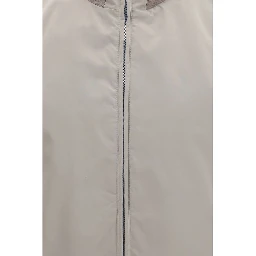 Gray Polyester Sleveless Jacket