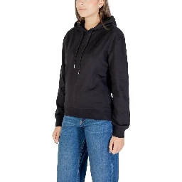 Black Cotton Hoodie