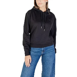 Black Cotton Hoodie