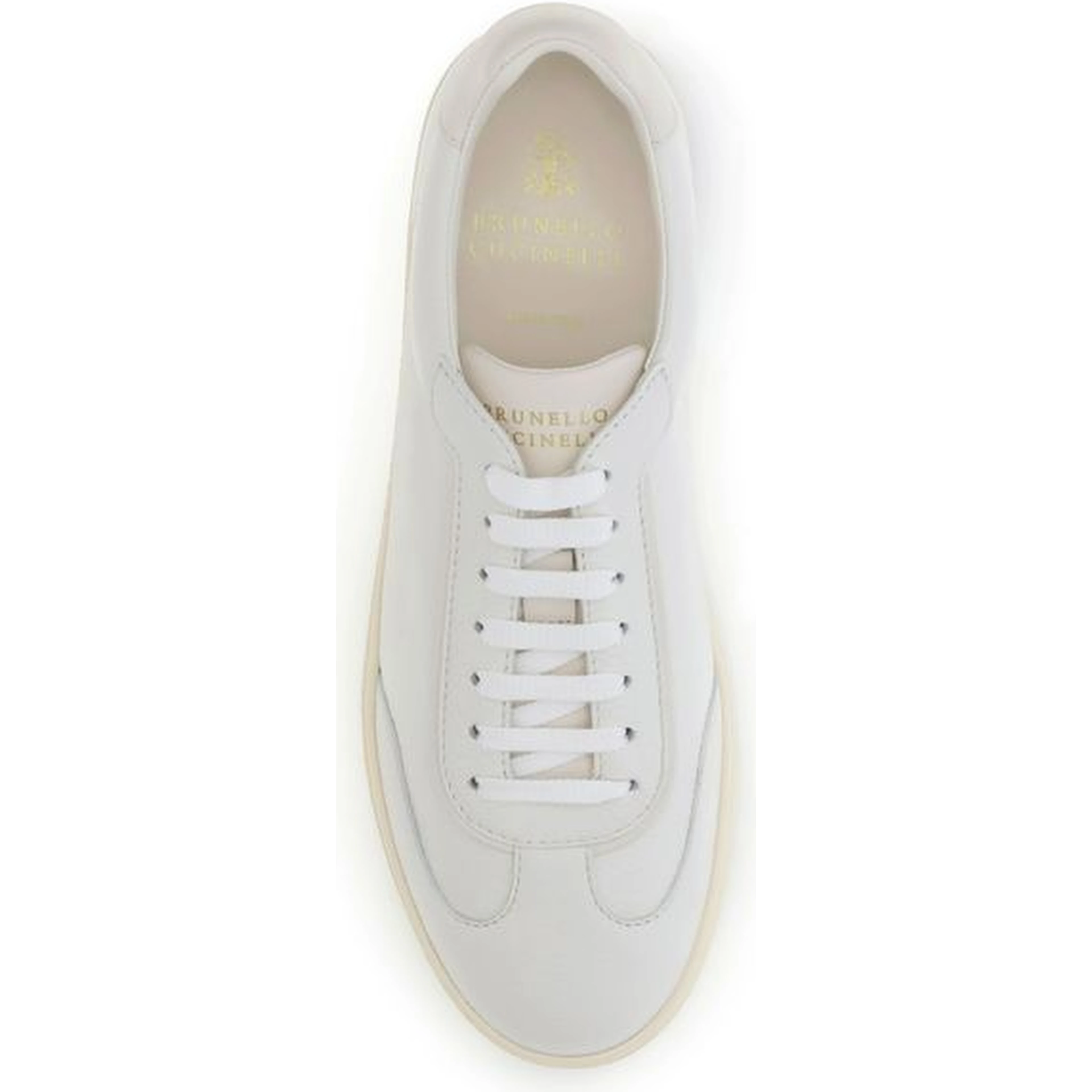 White Rubber Low Top Sneakers