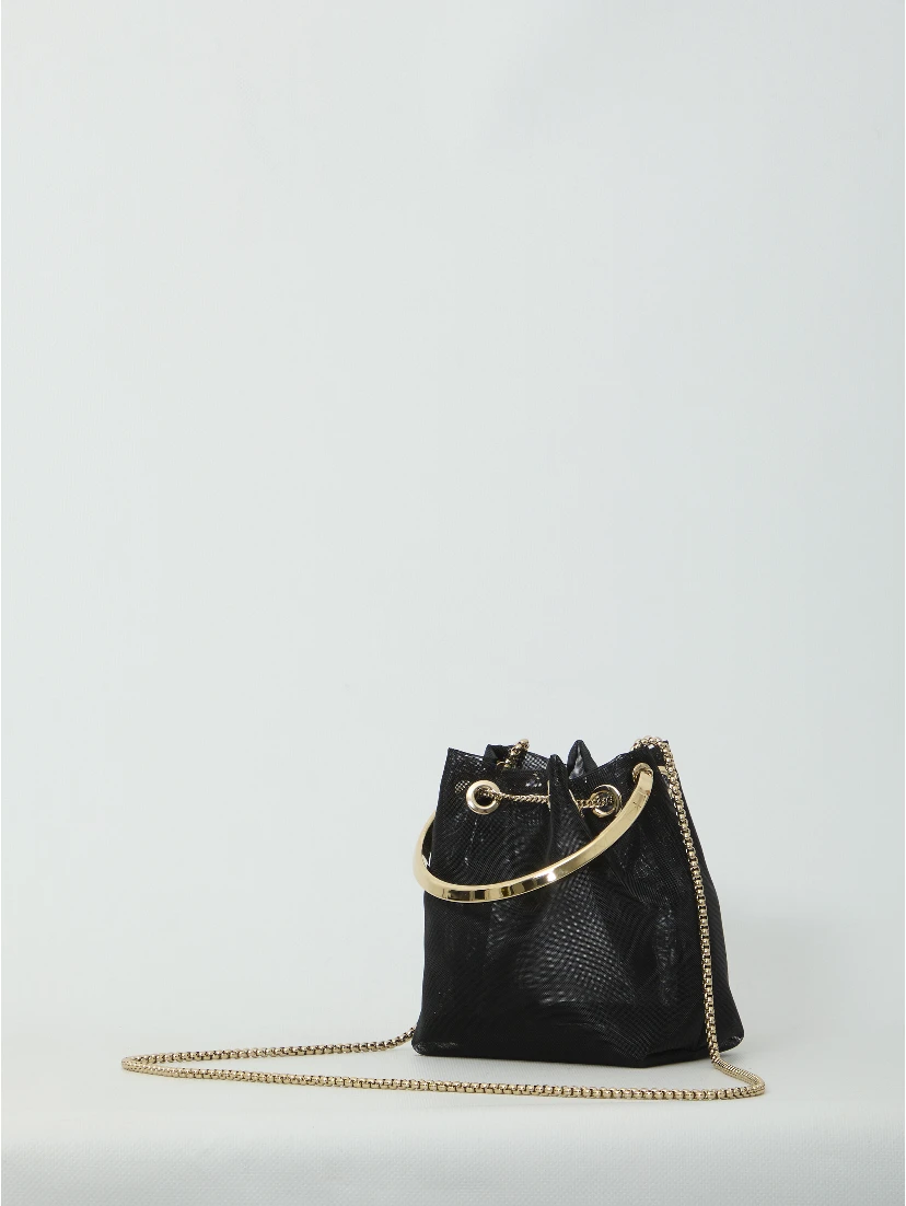 Black mesh Bon Bon bag