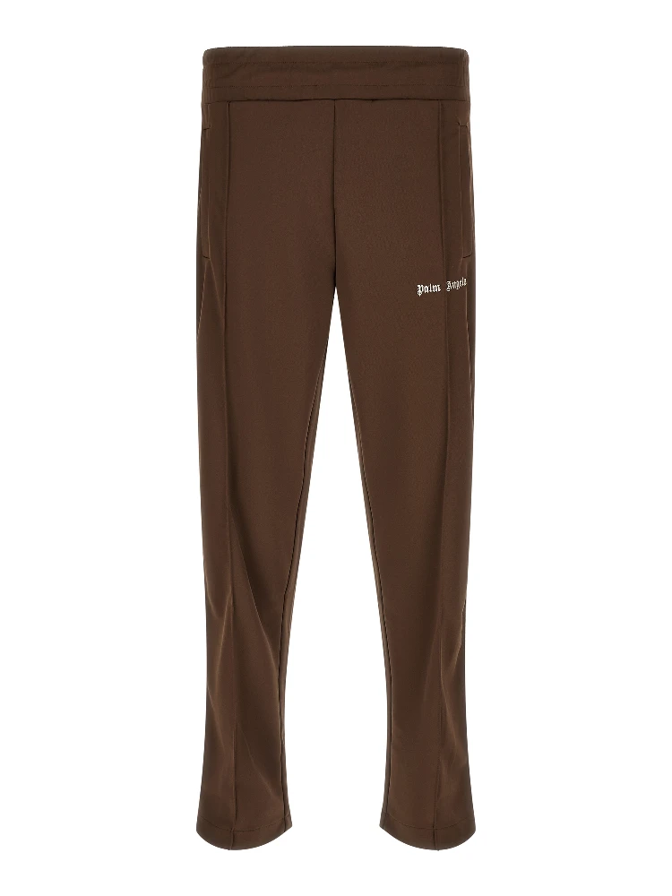 Brown Polyester Joggers (Workout Pants)