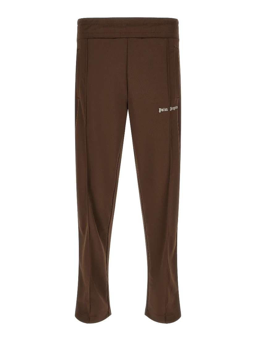 Brown Polyester Joggers (Workout Pants)