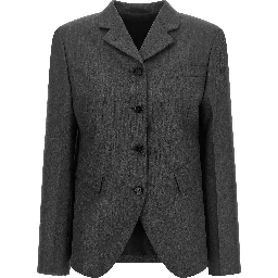 Gray Wool Blazer