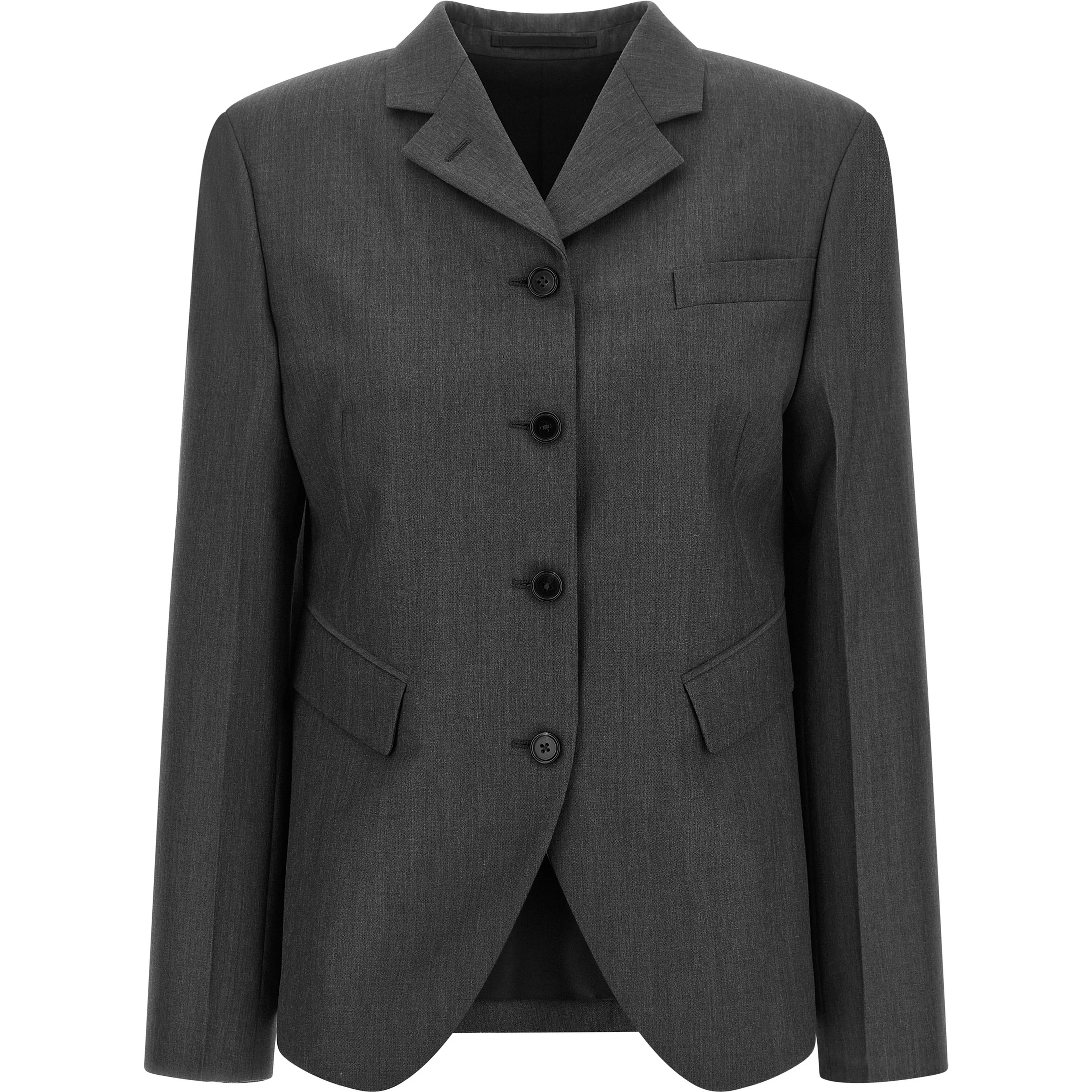 Gray Wool Blazer