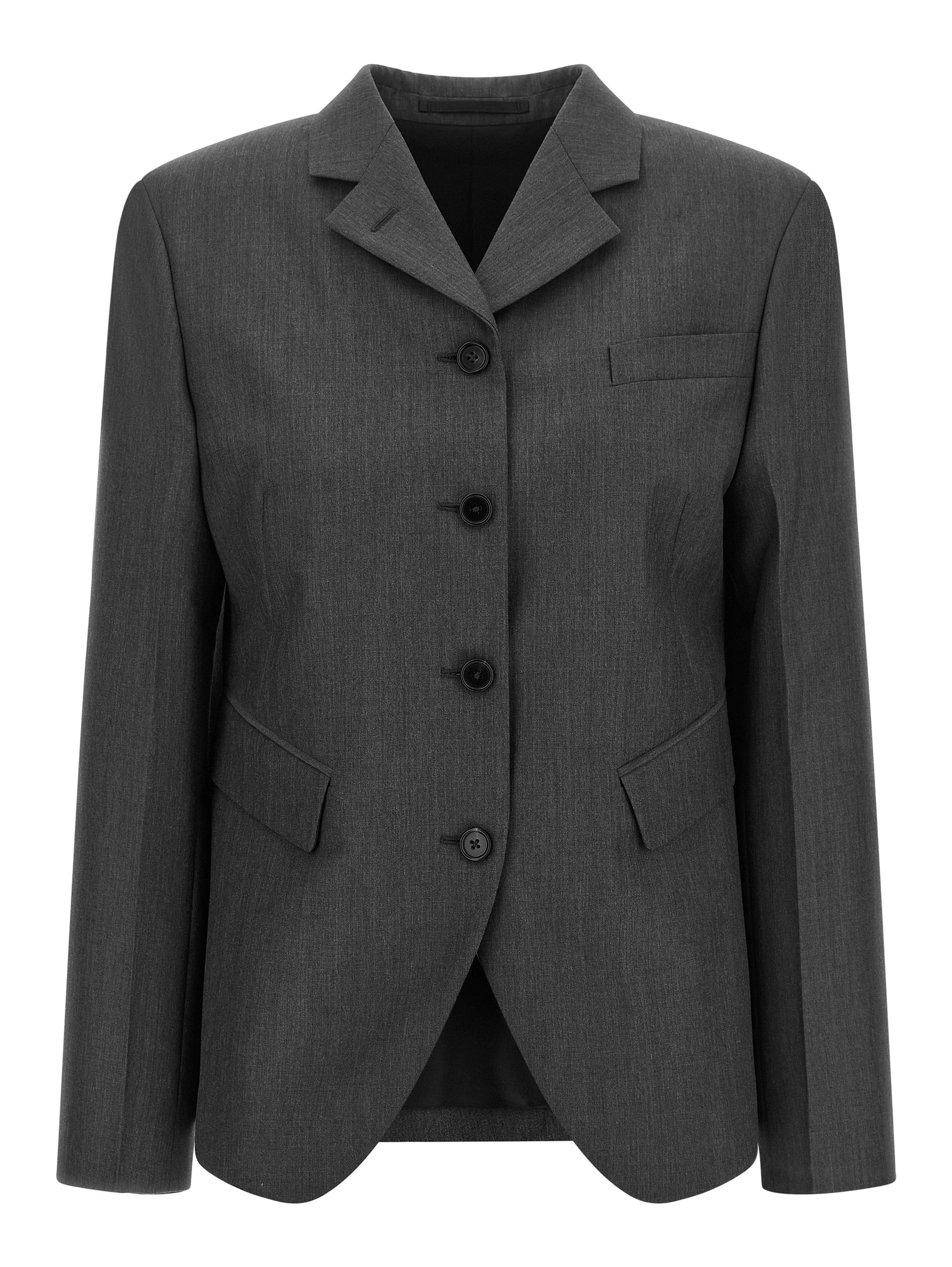 Gray Wool Blazer
