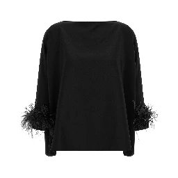 Black Viscose Blouse