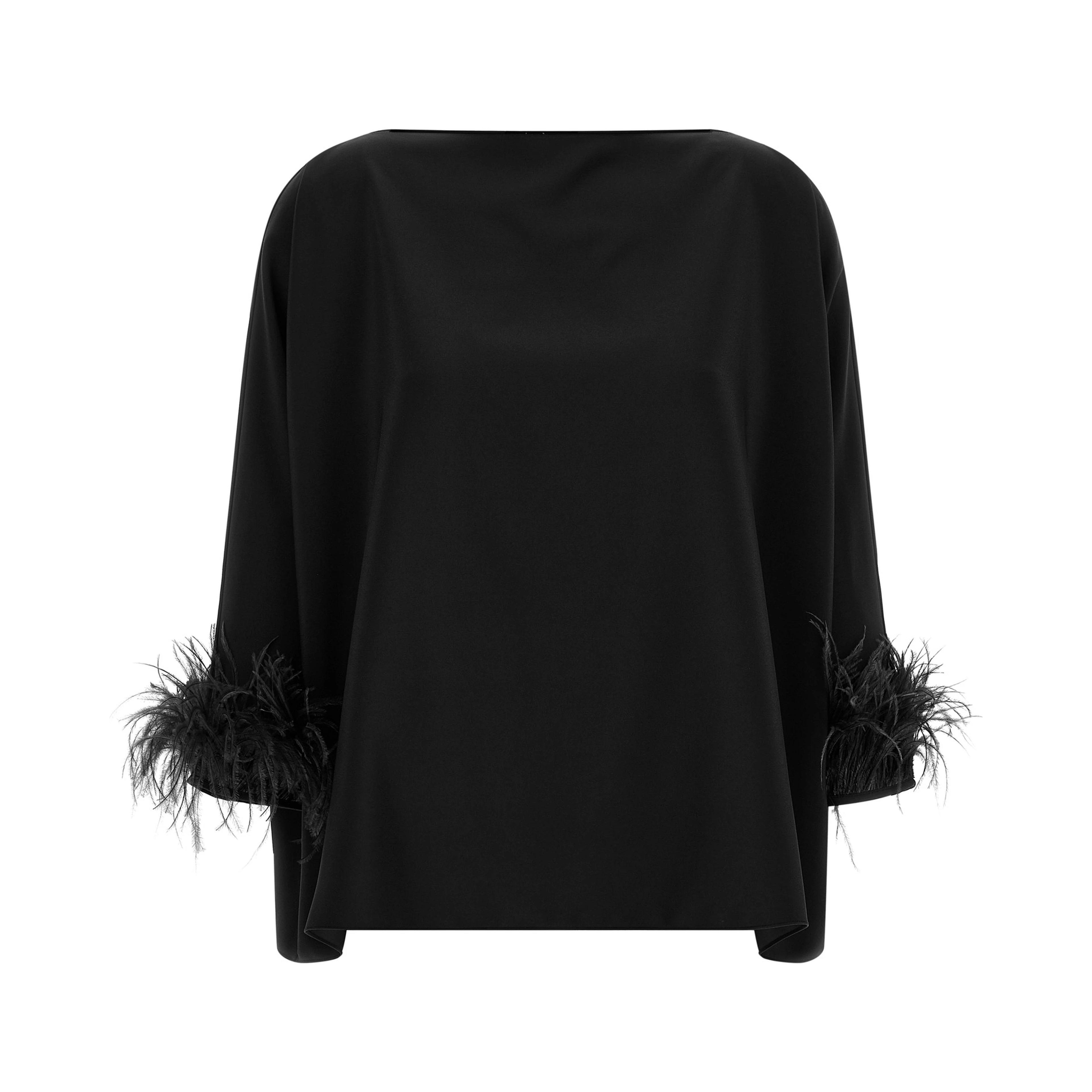 Black Viscose Blouse