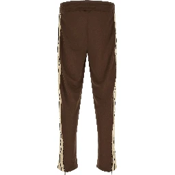 Brown Polyester Joggers (Workout Pants)