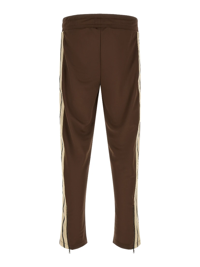 Brown Polyester Joggers (Workout Pants)