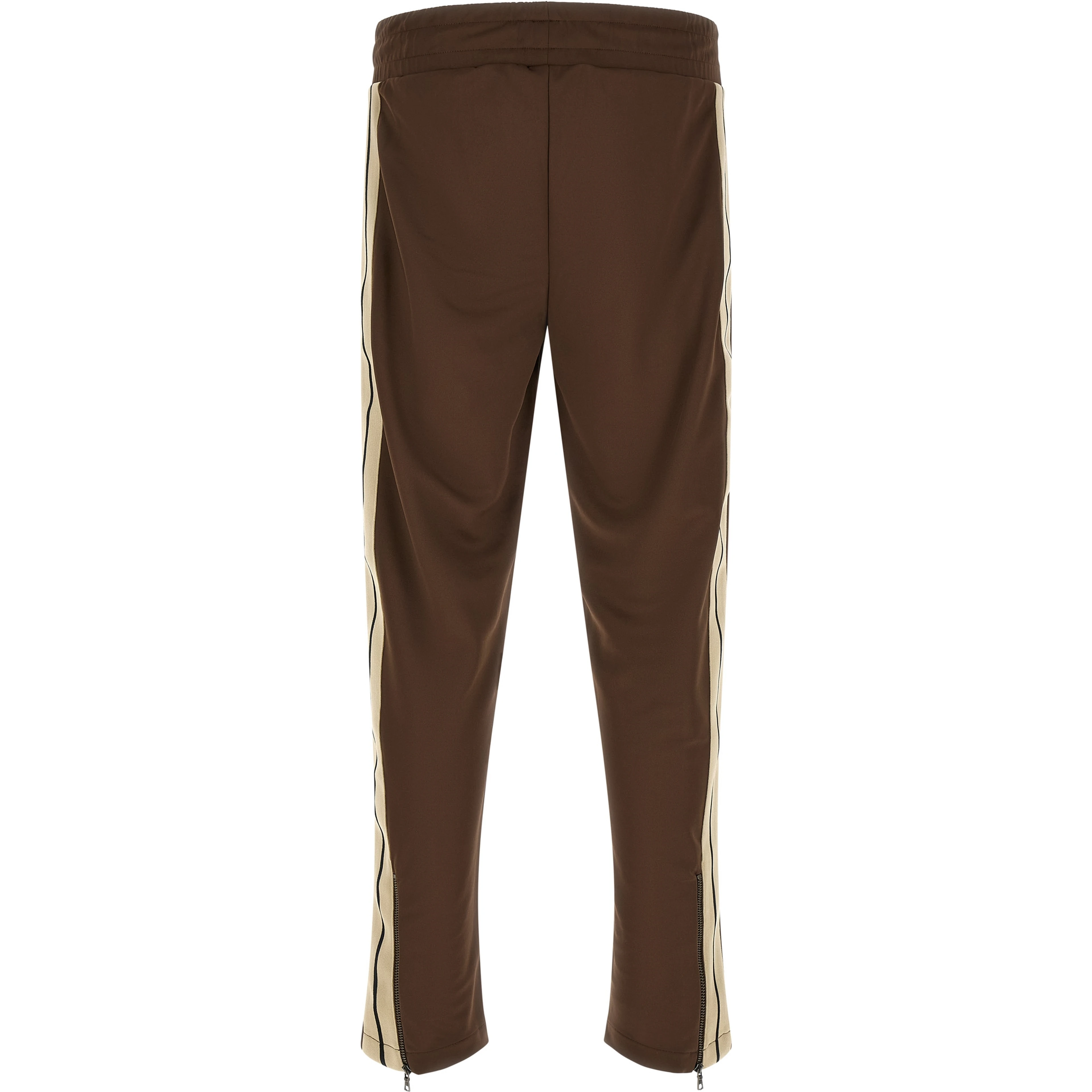 Brown Polyester Joggers (Workout Pants)