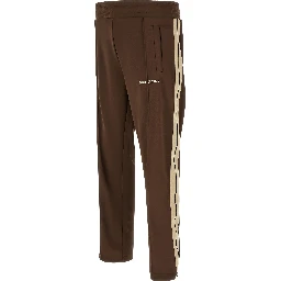 Brown Polyester Joggers (Workout Pants)