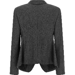 Gray Wool Blazer