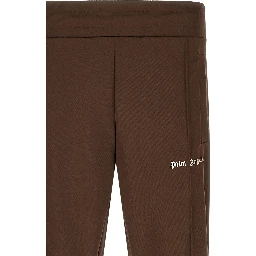 Brown Polyester Joggers (Workout Pants)
