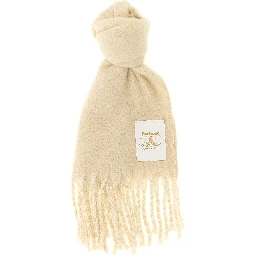 White Polyester Scarf