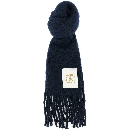 Blue Polyester Scarf