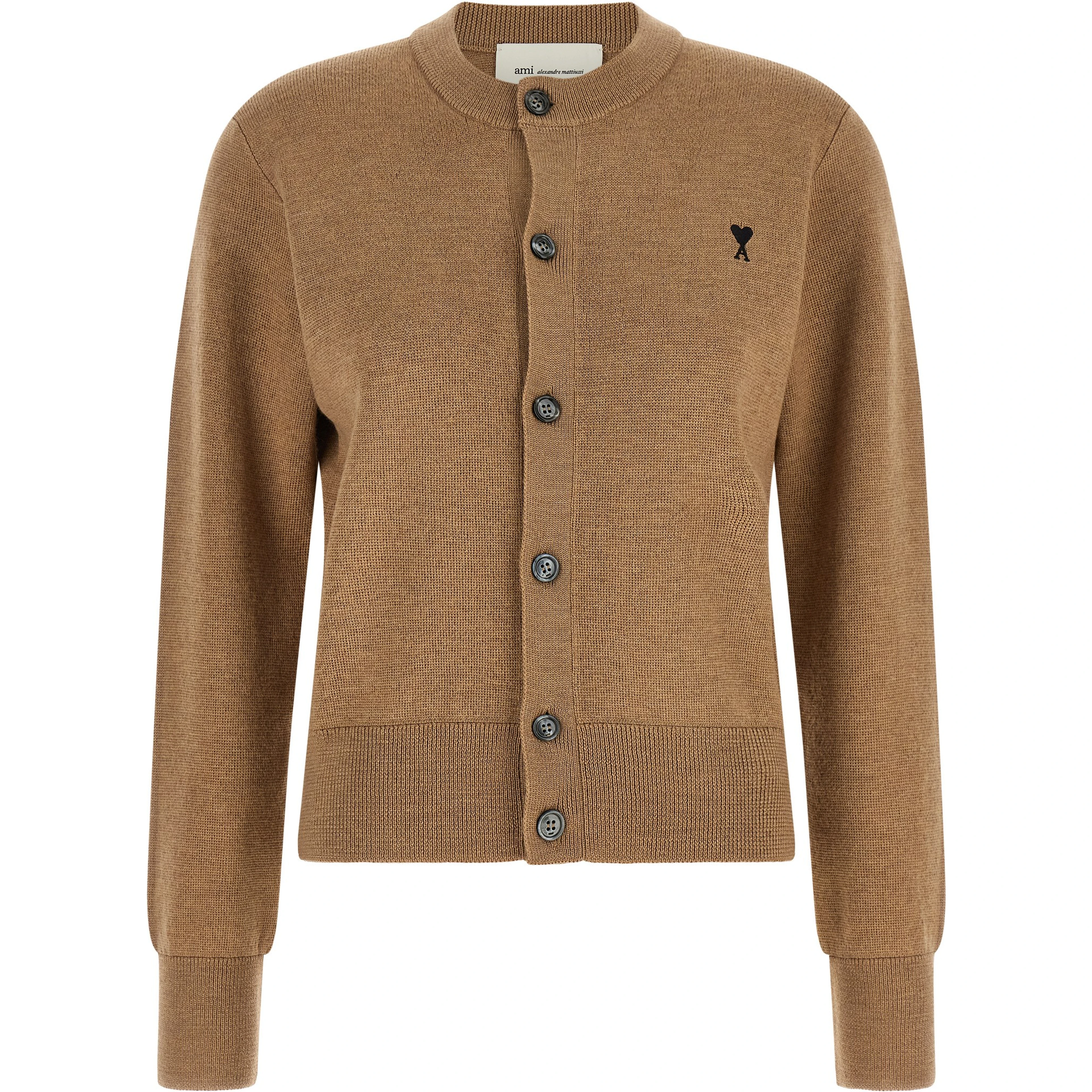 Beige Wool Cardigan