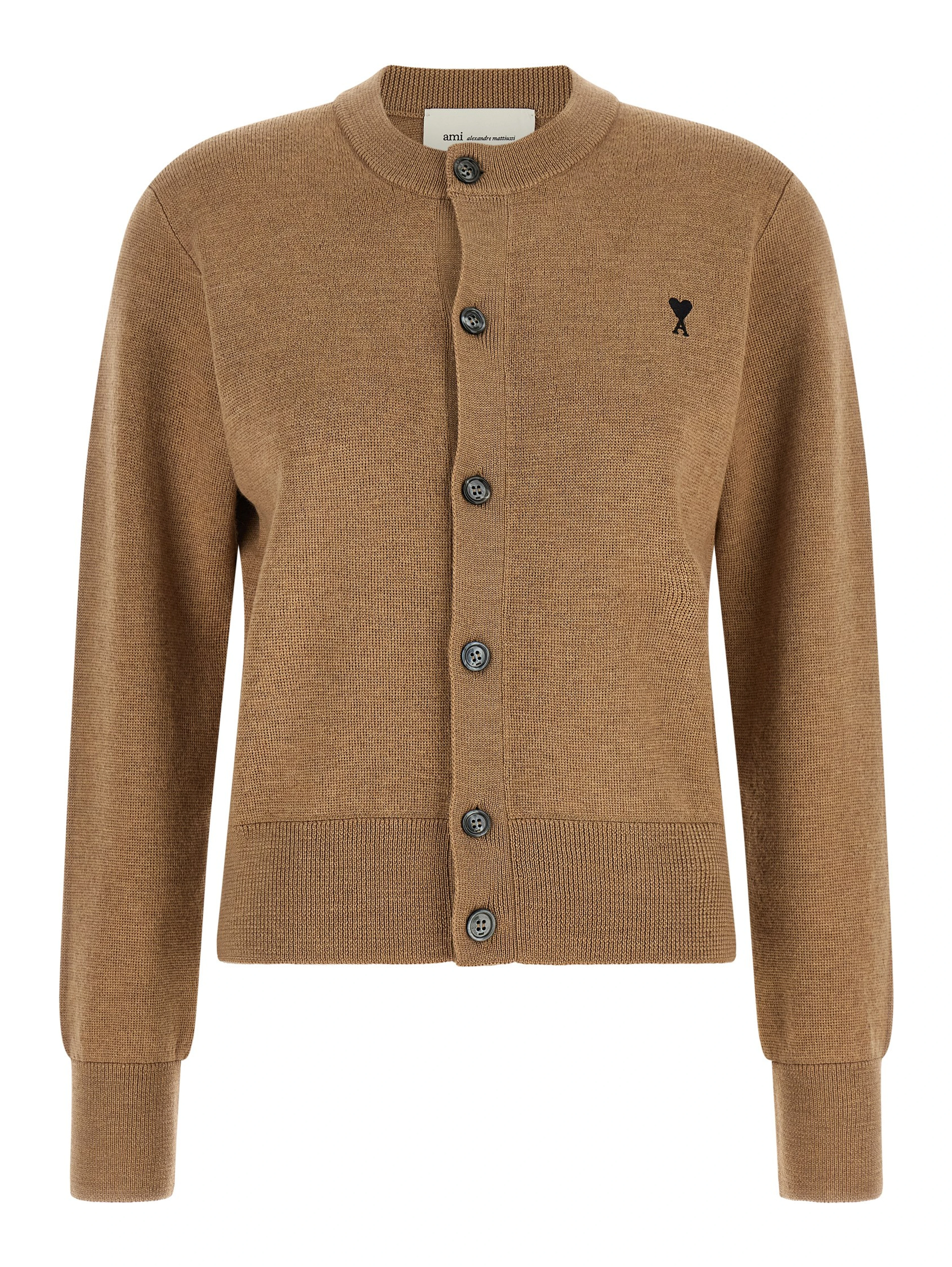 Beige Wool Cardigan