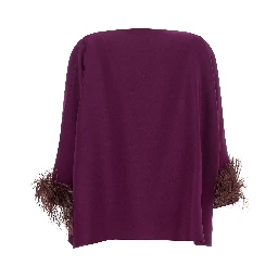 Purple Viscose Blouse