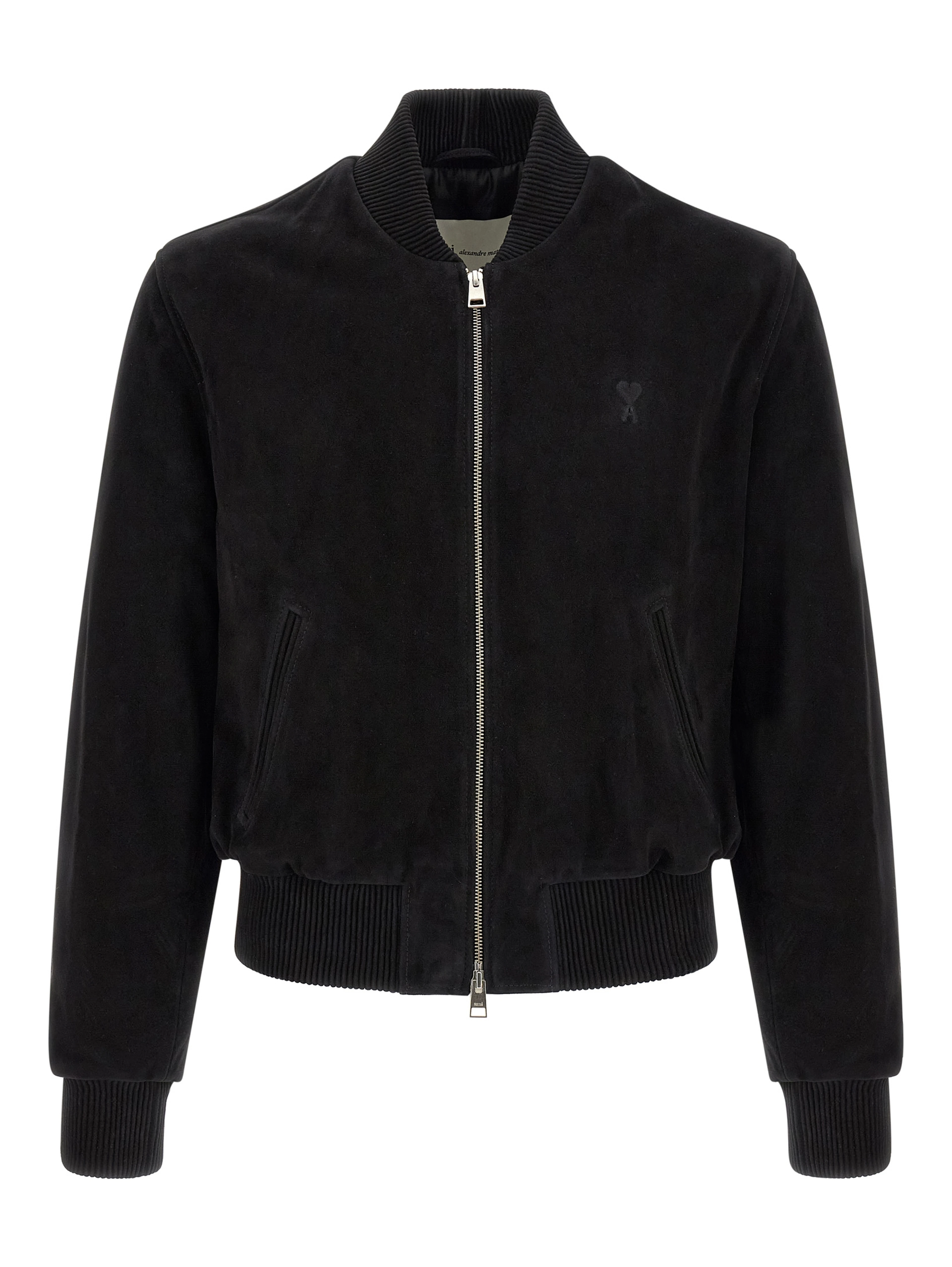 Black Goatskin Bomber