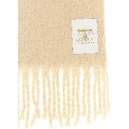 White Polyester Scarf
