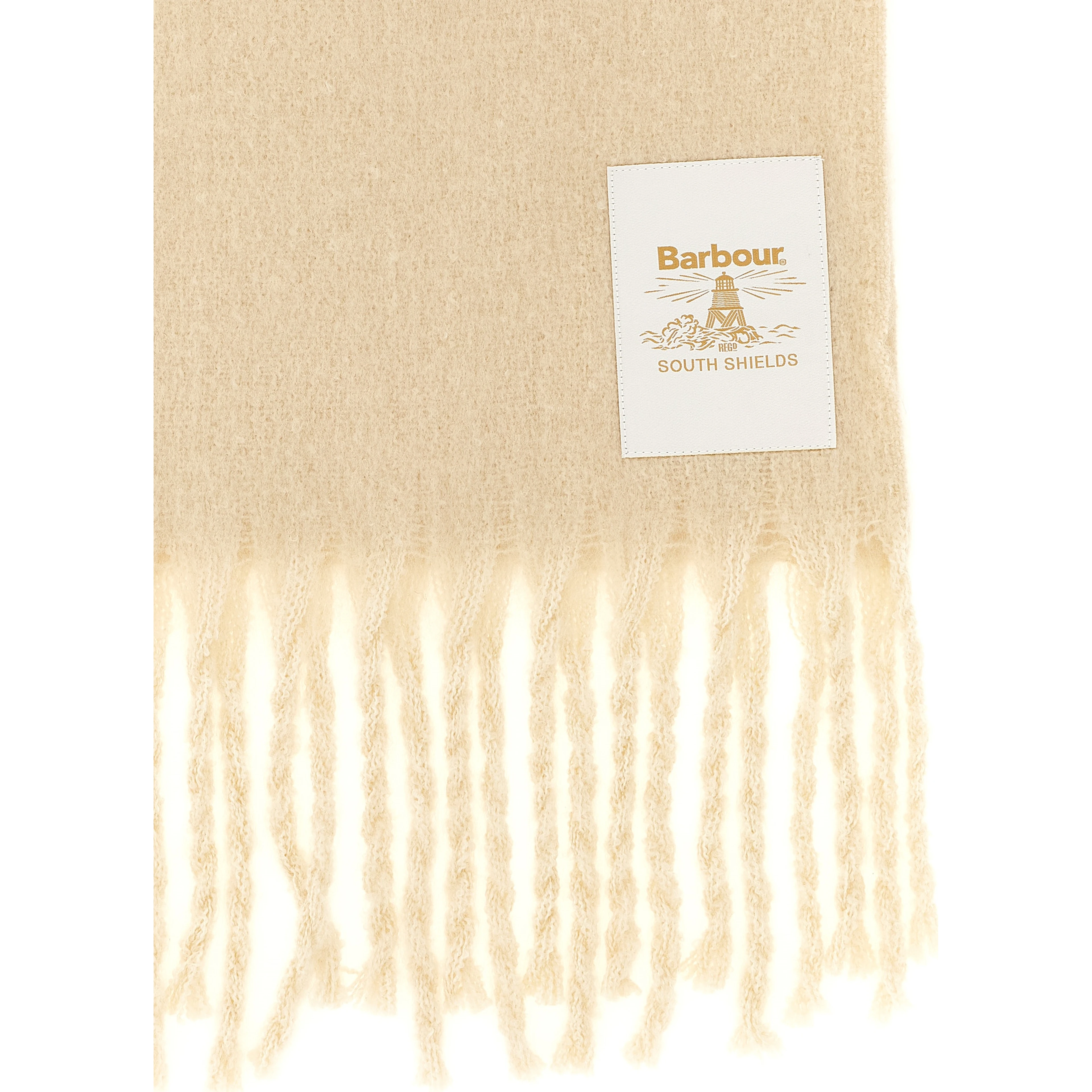 White Polyester Scarf