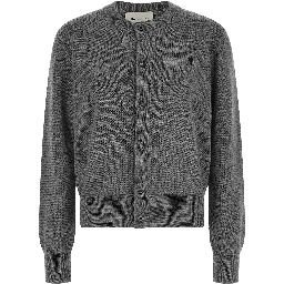 Gray Wool Cardigan