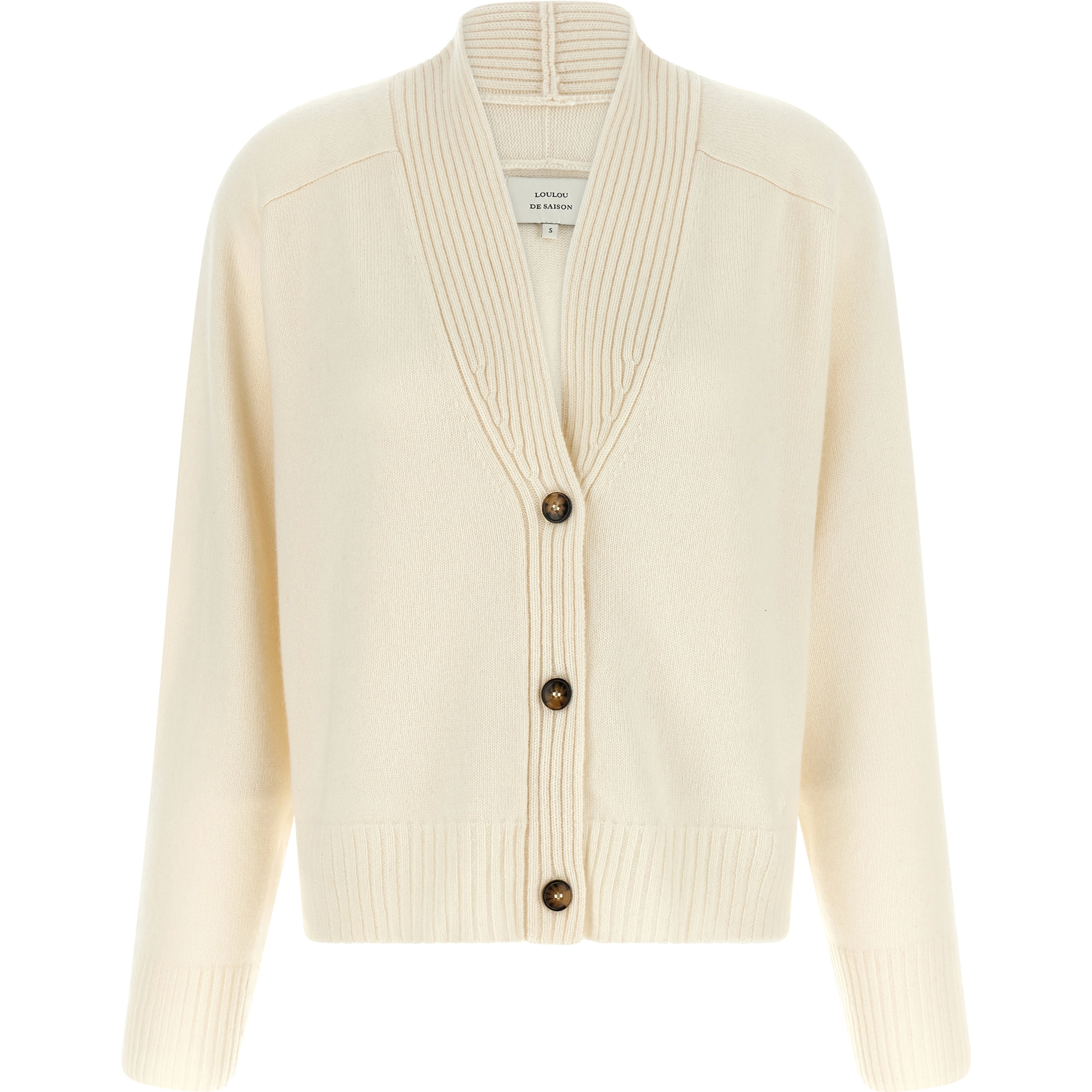 White Cashmere Cardigan