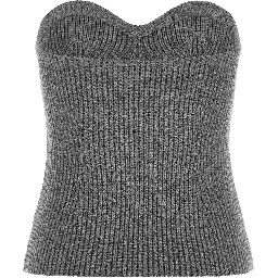 Gray Virgin Wool Blouse