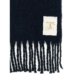 Blue Polyester Scarf