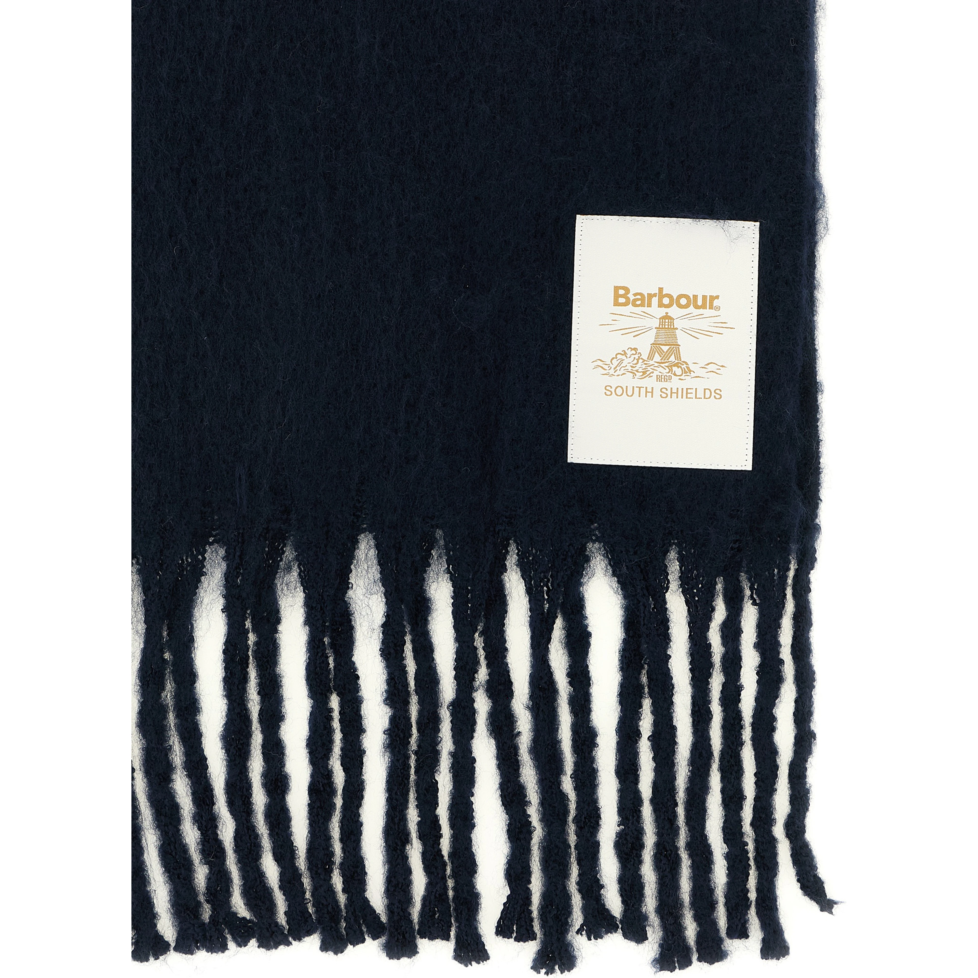 Blue Polyester Scarf