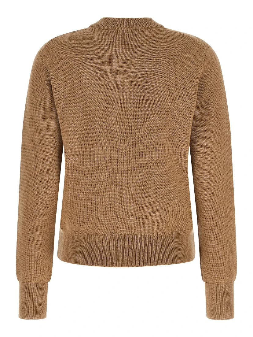 Beige Wool Cardigan