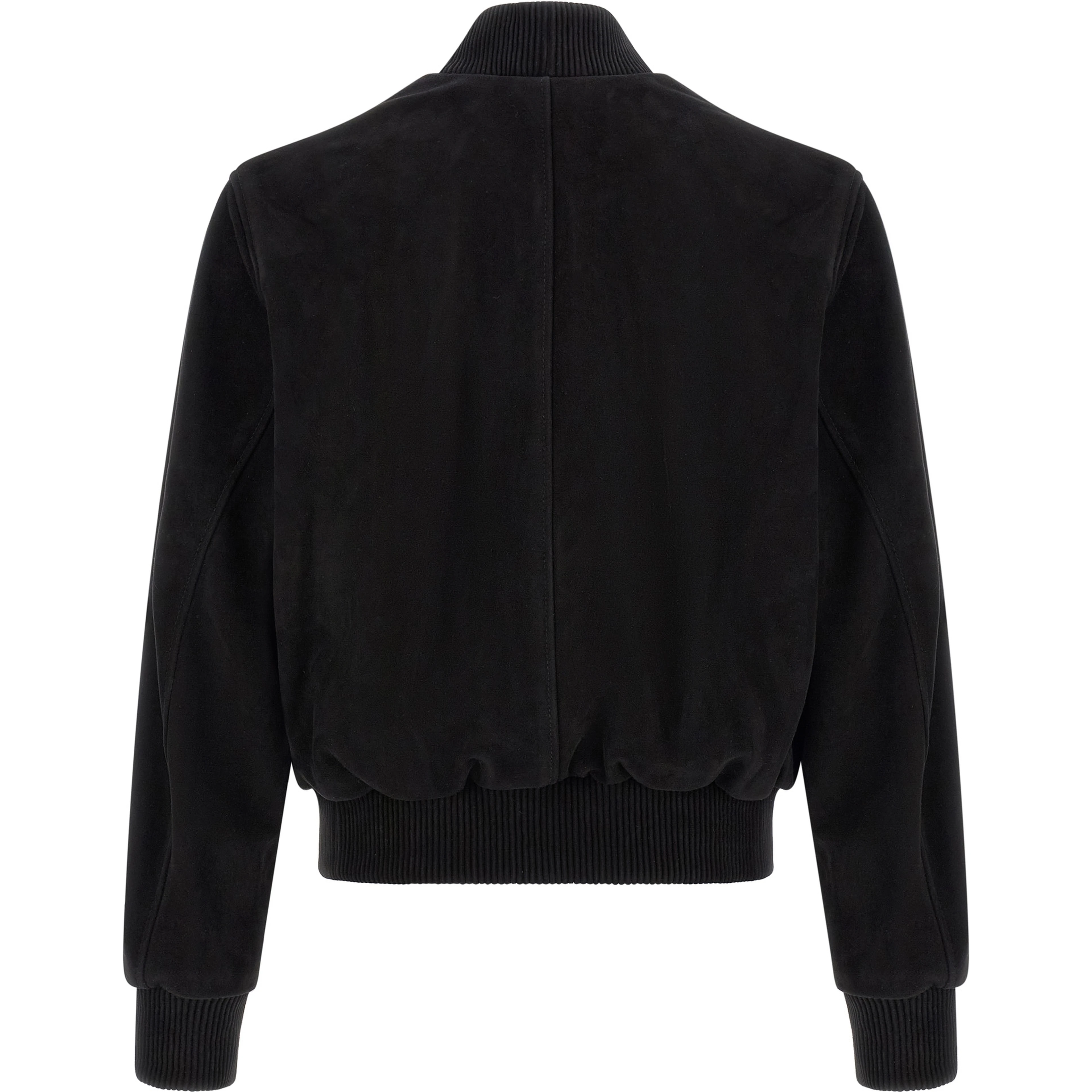 Black Goatskin Bomber