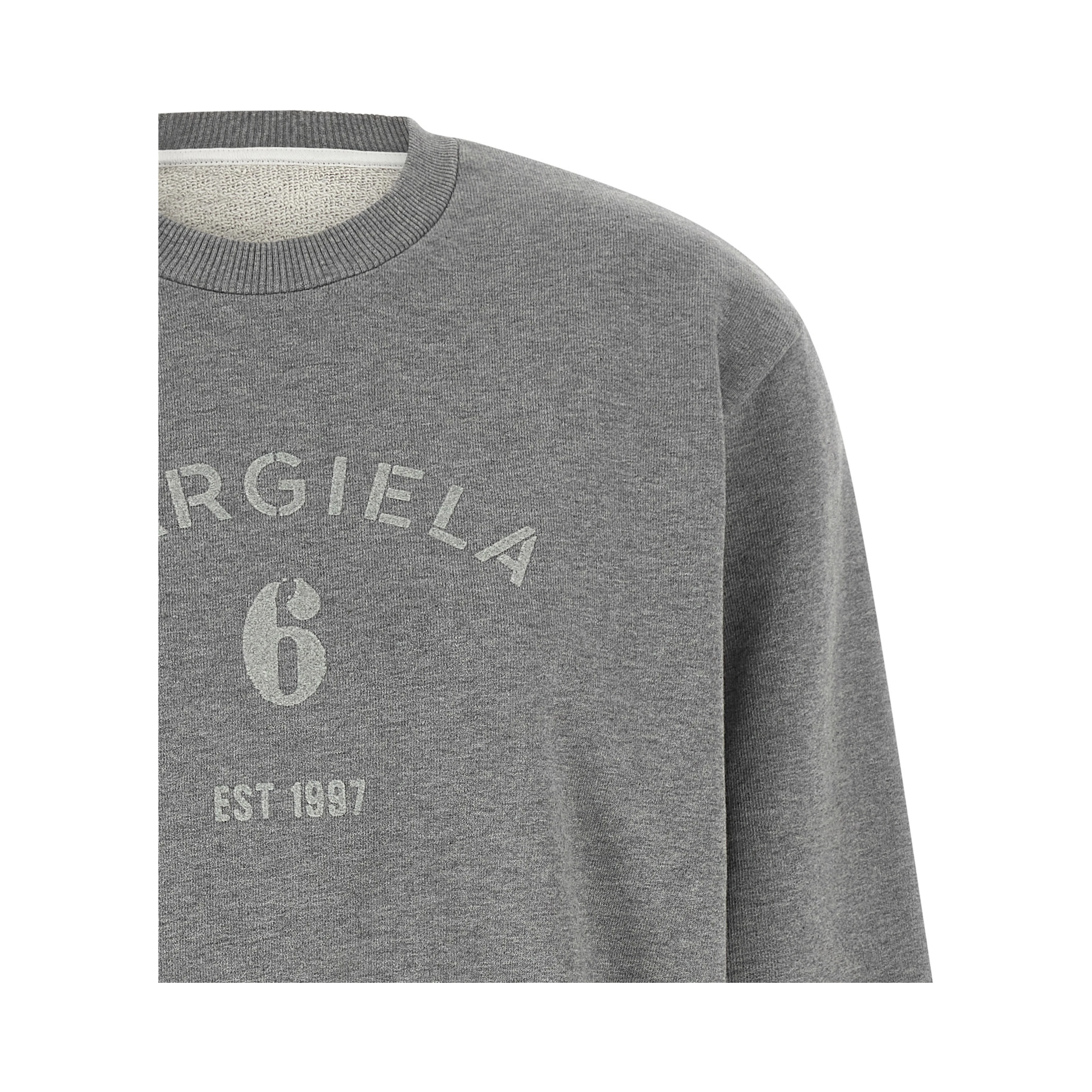 Gray Cotton Sweatshirt