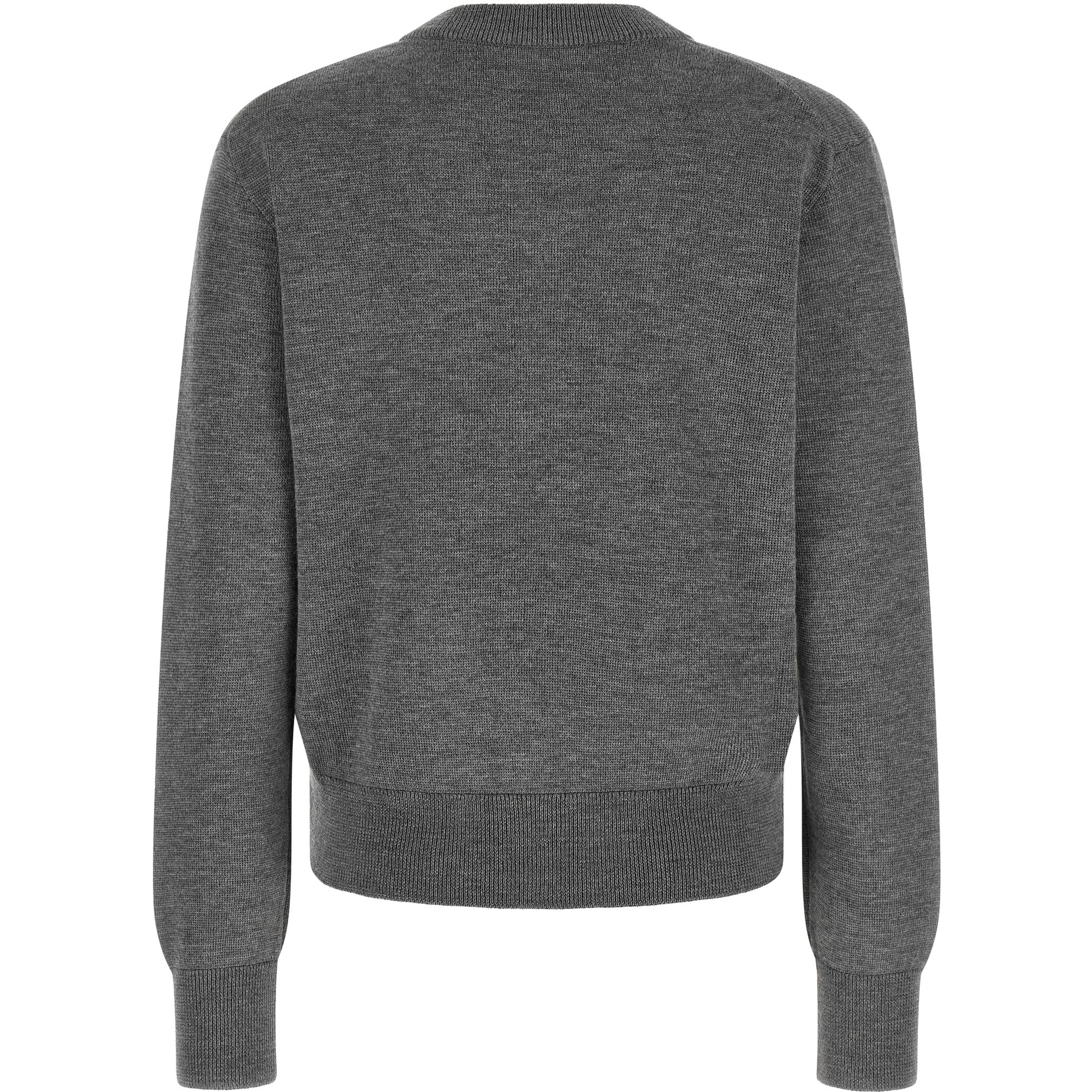 Gray Wool Cardigan