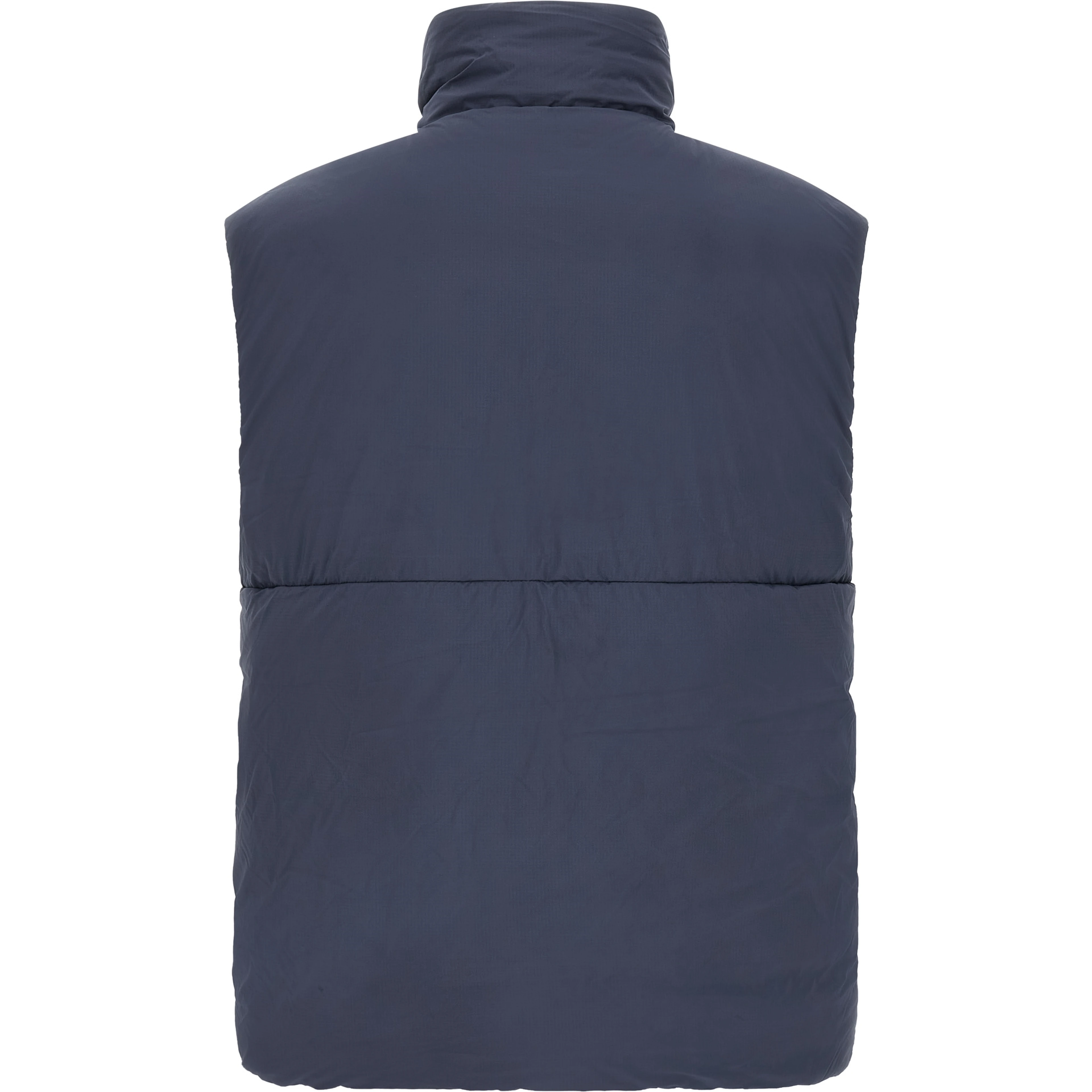 Blue Polyamide Sleeveless Jacket