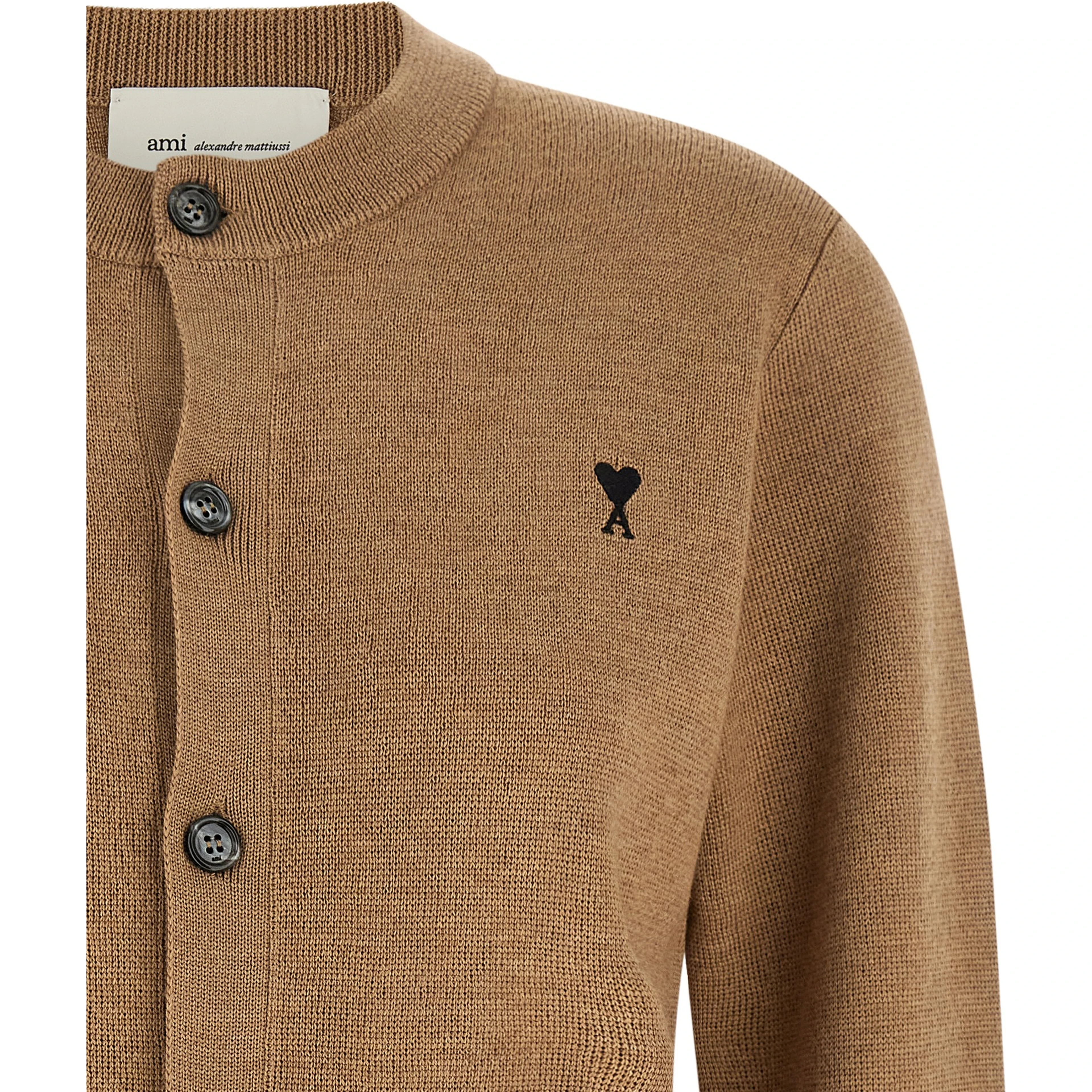 Beige Wool Cardigan