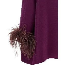 Purple Viscose Blouse