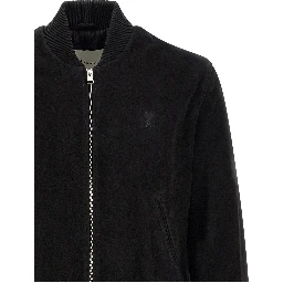 Black Goatskin Bomber