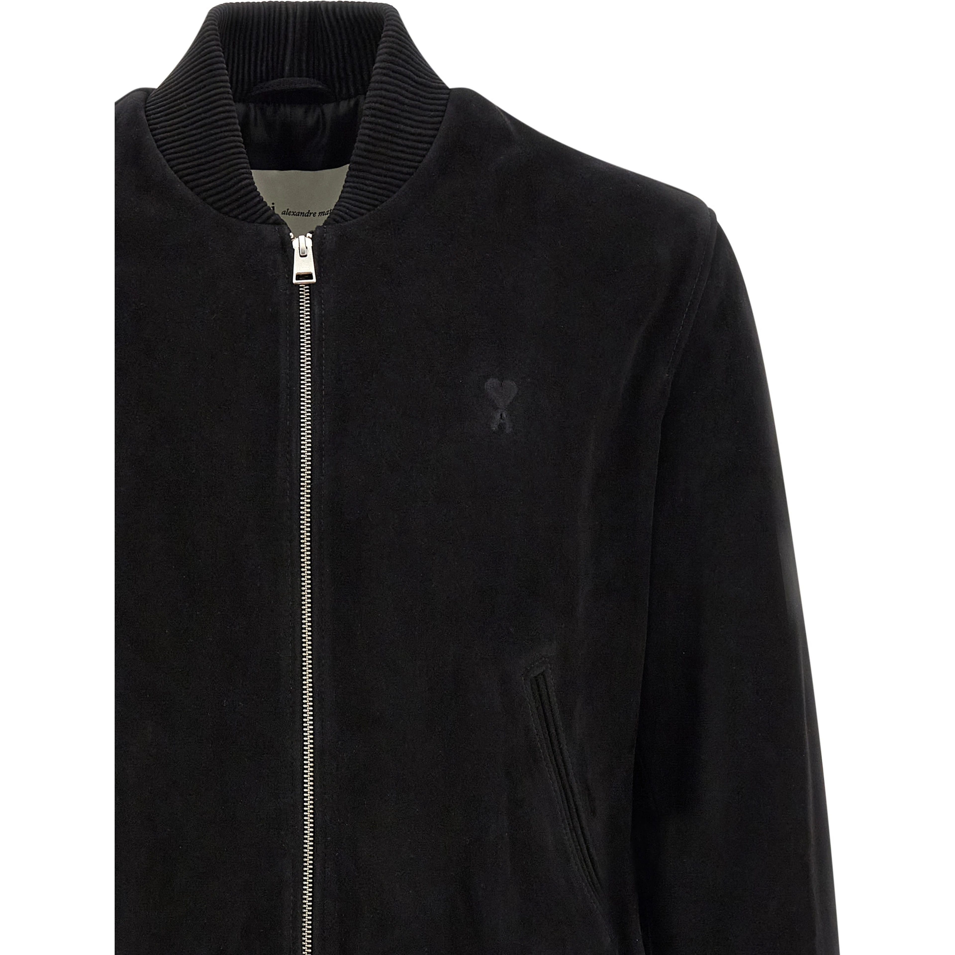 Black Goatskin Bomber