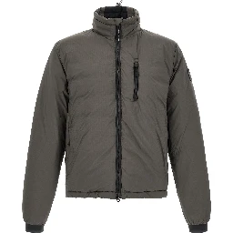 Bicolor Polyamide Full-Length Jacket