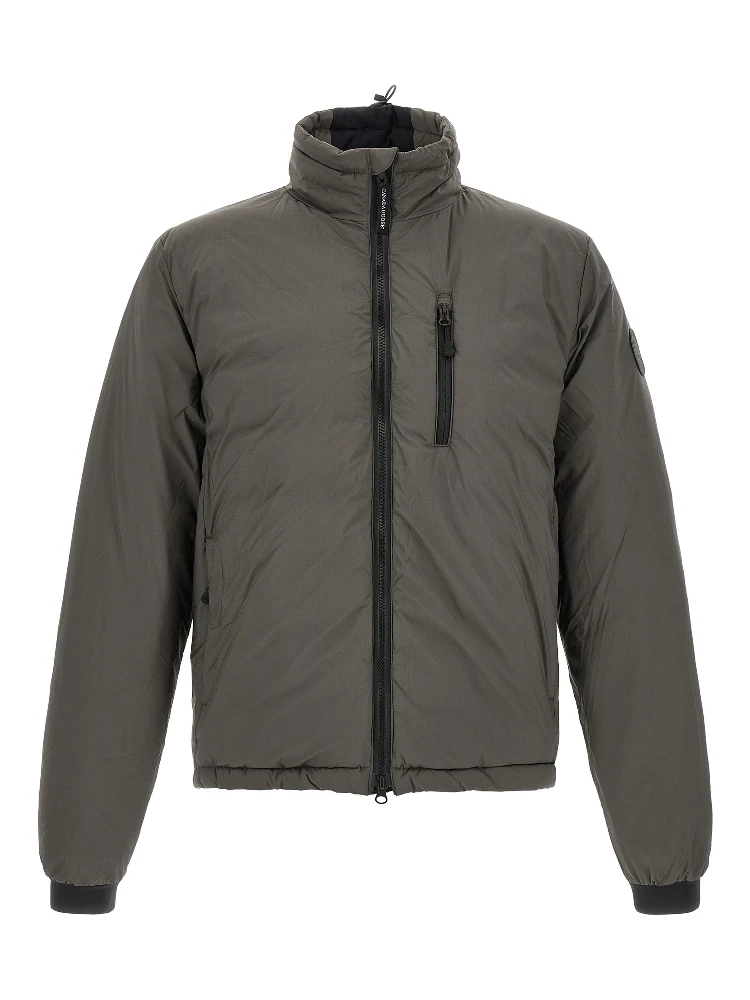 Bicolor Polyamide Full-Length Jacket