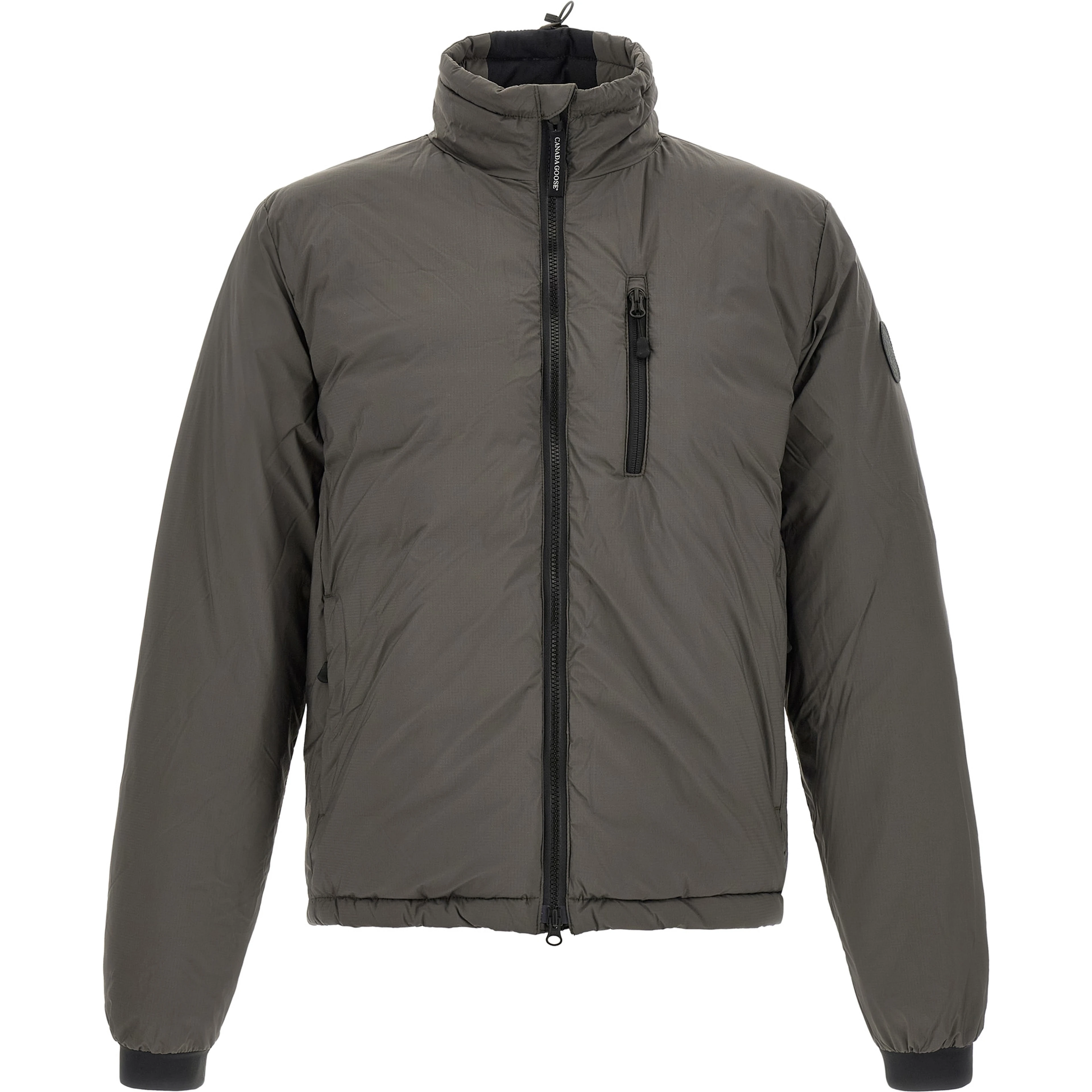 Bicolor Polyamide Full-Length Jacket