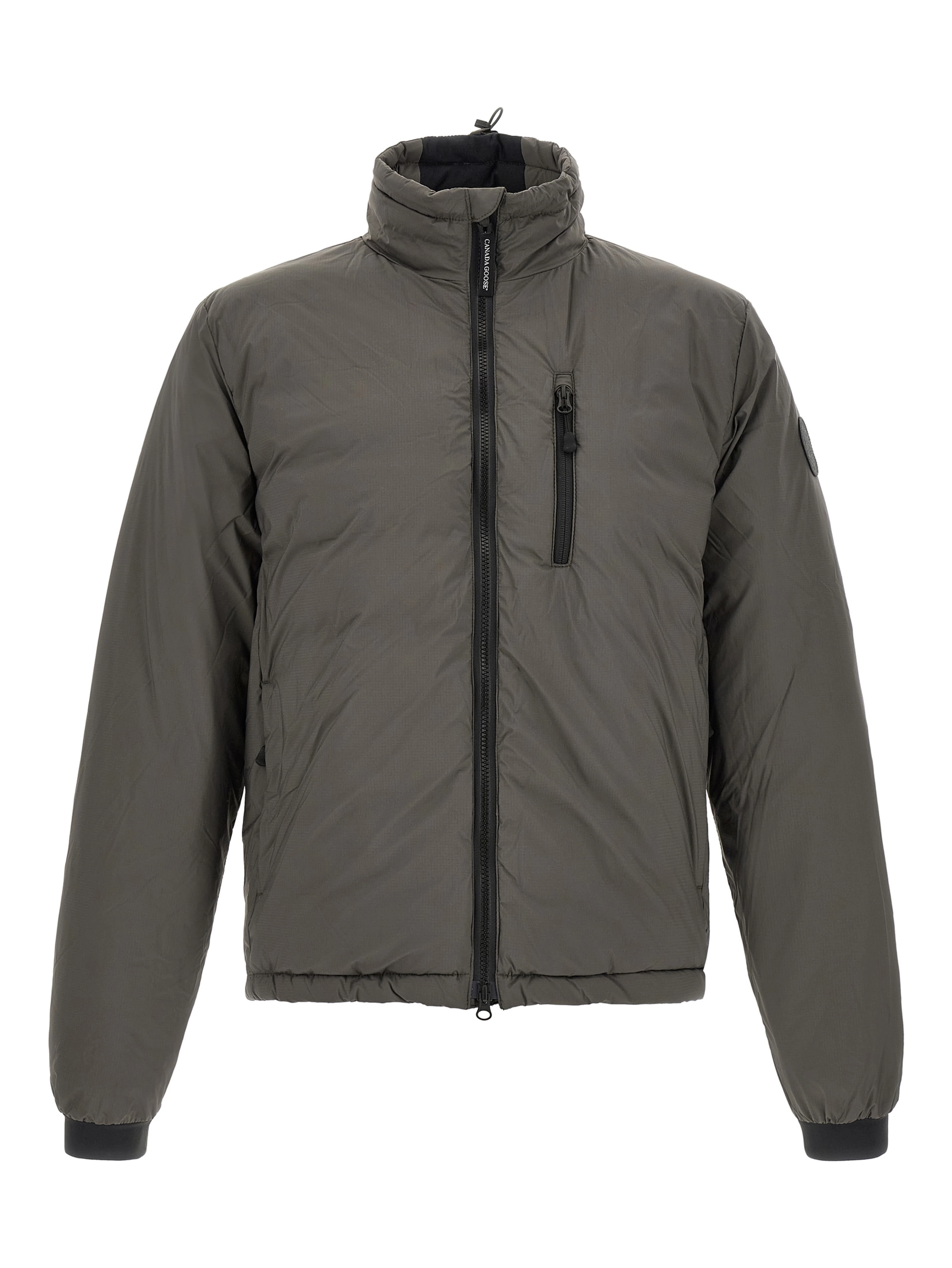 Bicolor Polyamide Full-Length Jacket