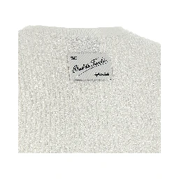 White Viscose Sleeveles T-Shirt