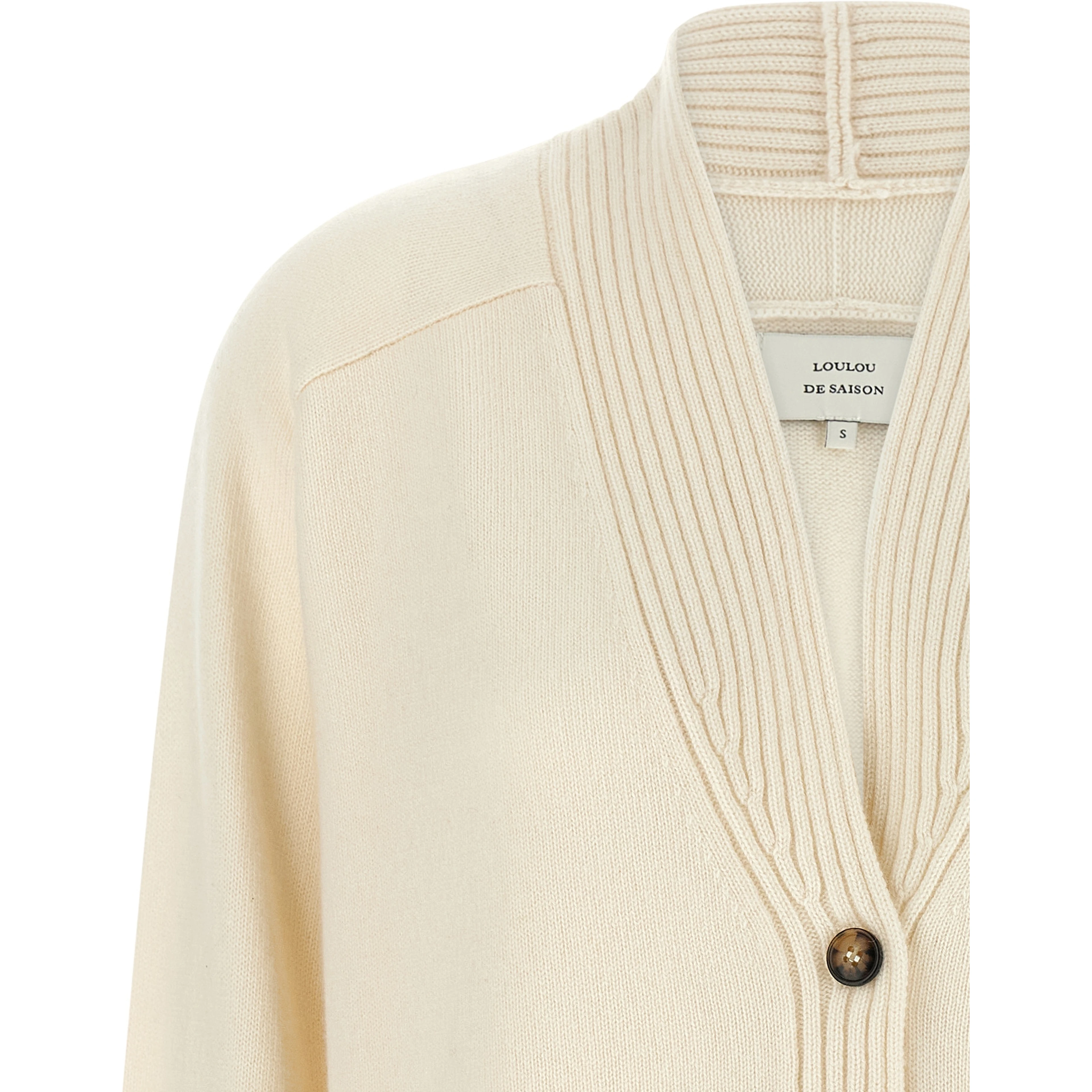 White Cashmere Cardigan