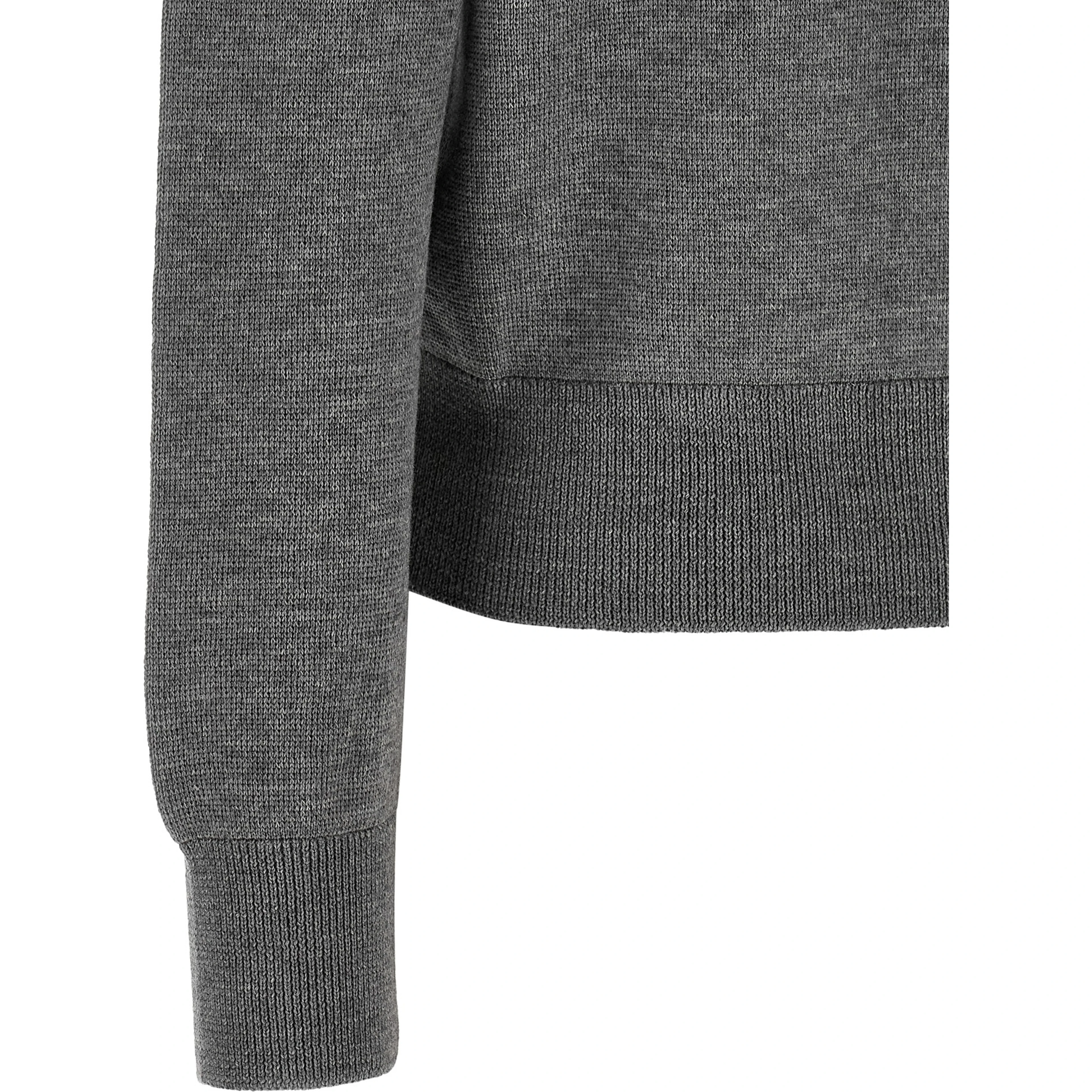 Gray Wool Cardigan
