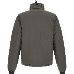 Bicolor Polyamide Full-Length Jacket